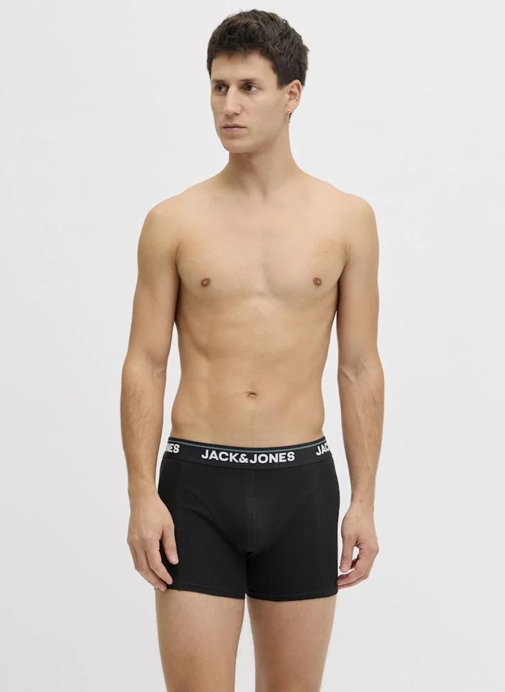 JACK & JONES  5 Pack Of Logo Trunks for Men | Best Price UAE